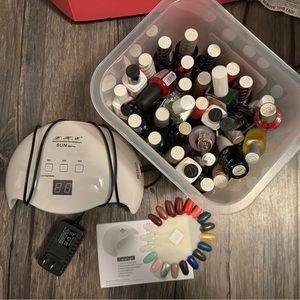 OPI & Essie Gel Nail polish and Lamp